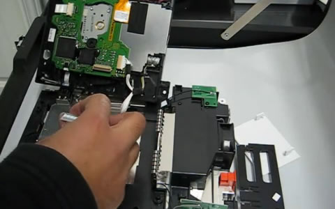 unplug the dvd cable